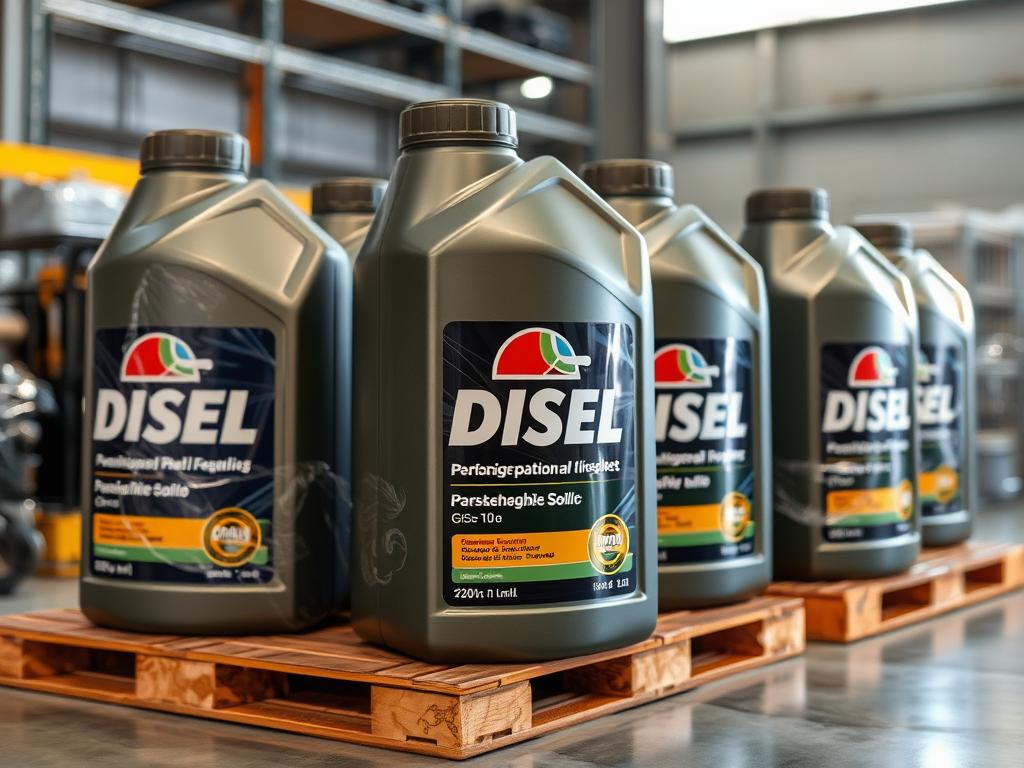 diesel oil packagingфото